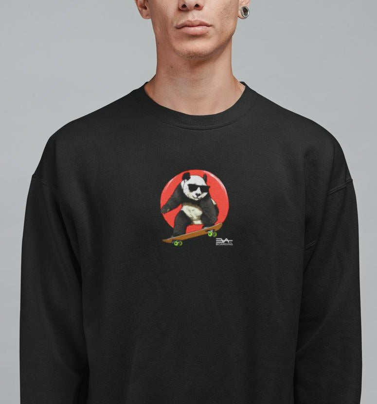 Skating Panda Eco Sweatshirt