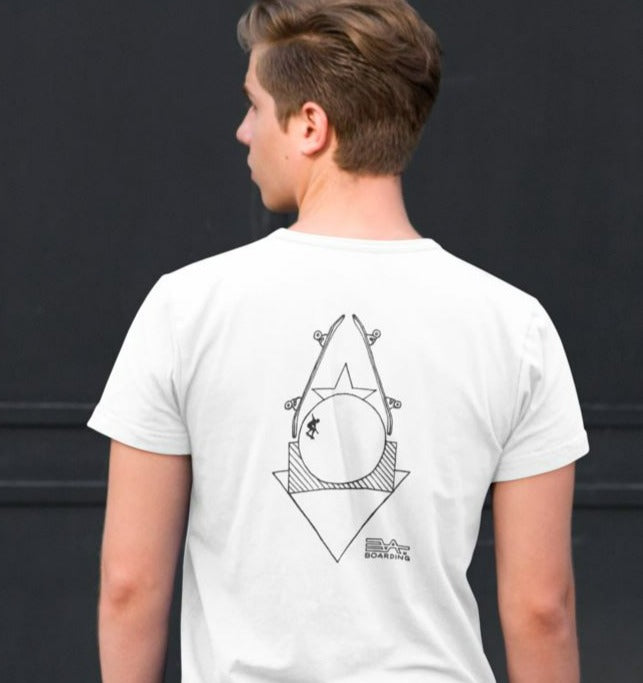 Rücken-Stern Eco T-shirt