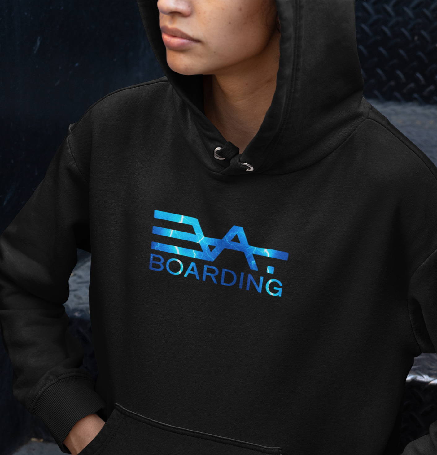 Logo groß Blitz Eco Hoodie