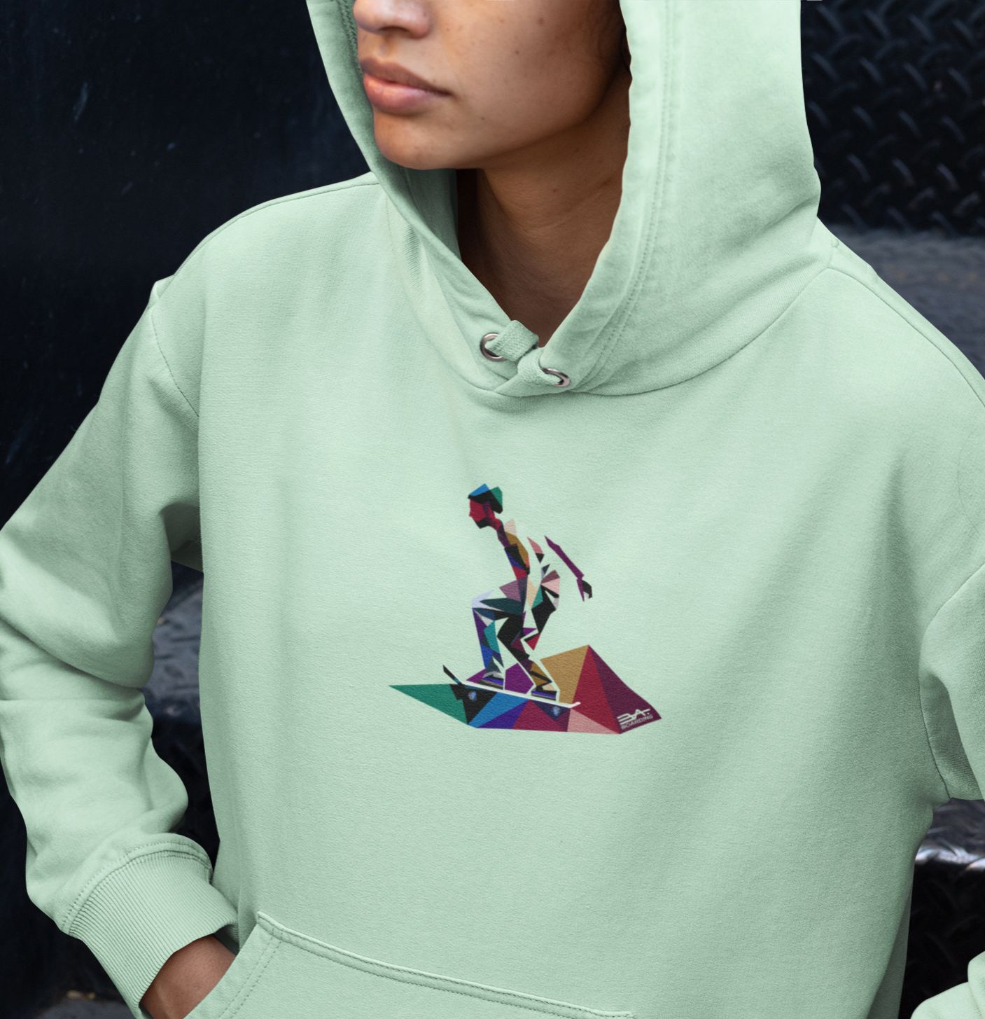 Polygon Skater Eco Hoodie