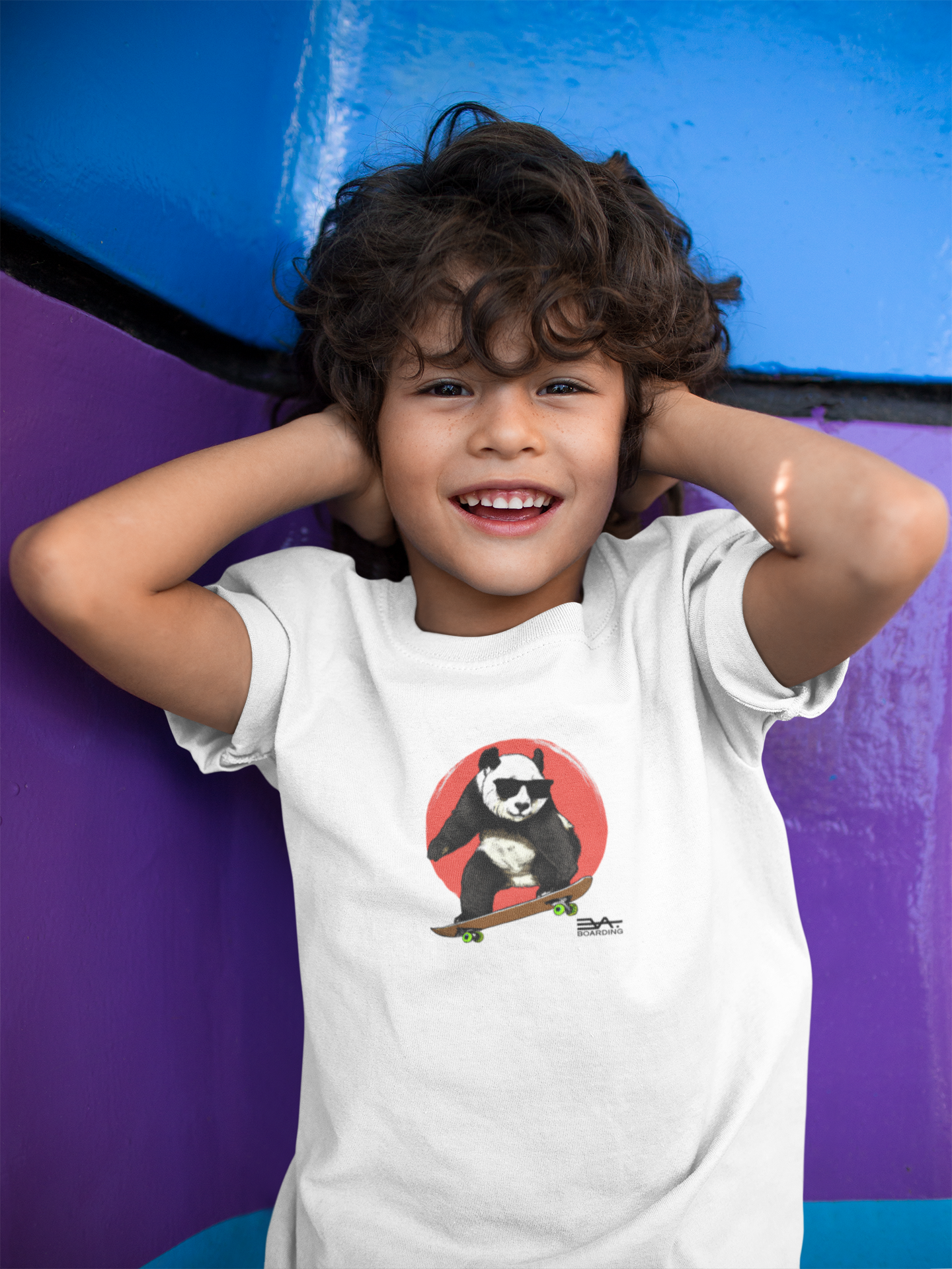 Skating Panda Eco T-shirt