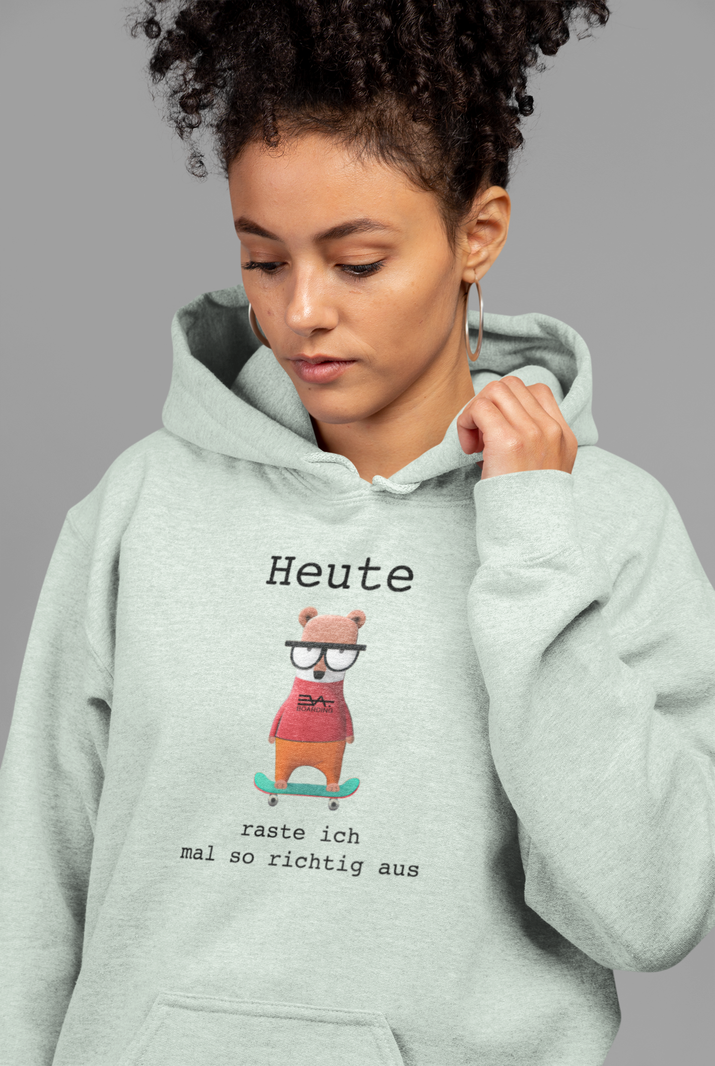 Ausrastbär Eco Hoodie_nicht