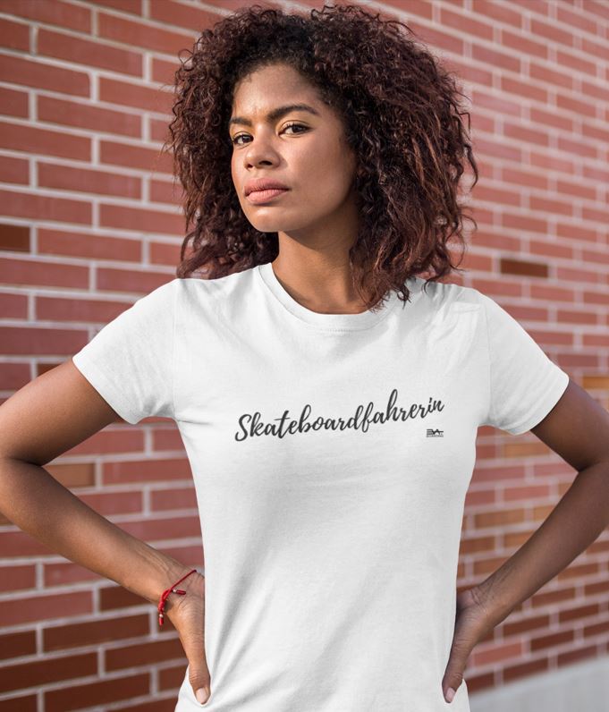 Skateboardfahrerin Eco T-shirt_nicht