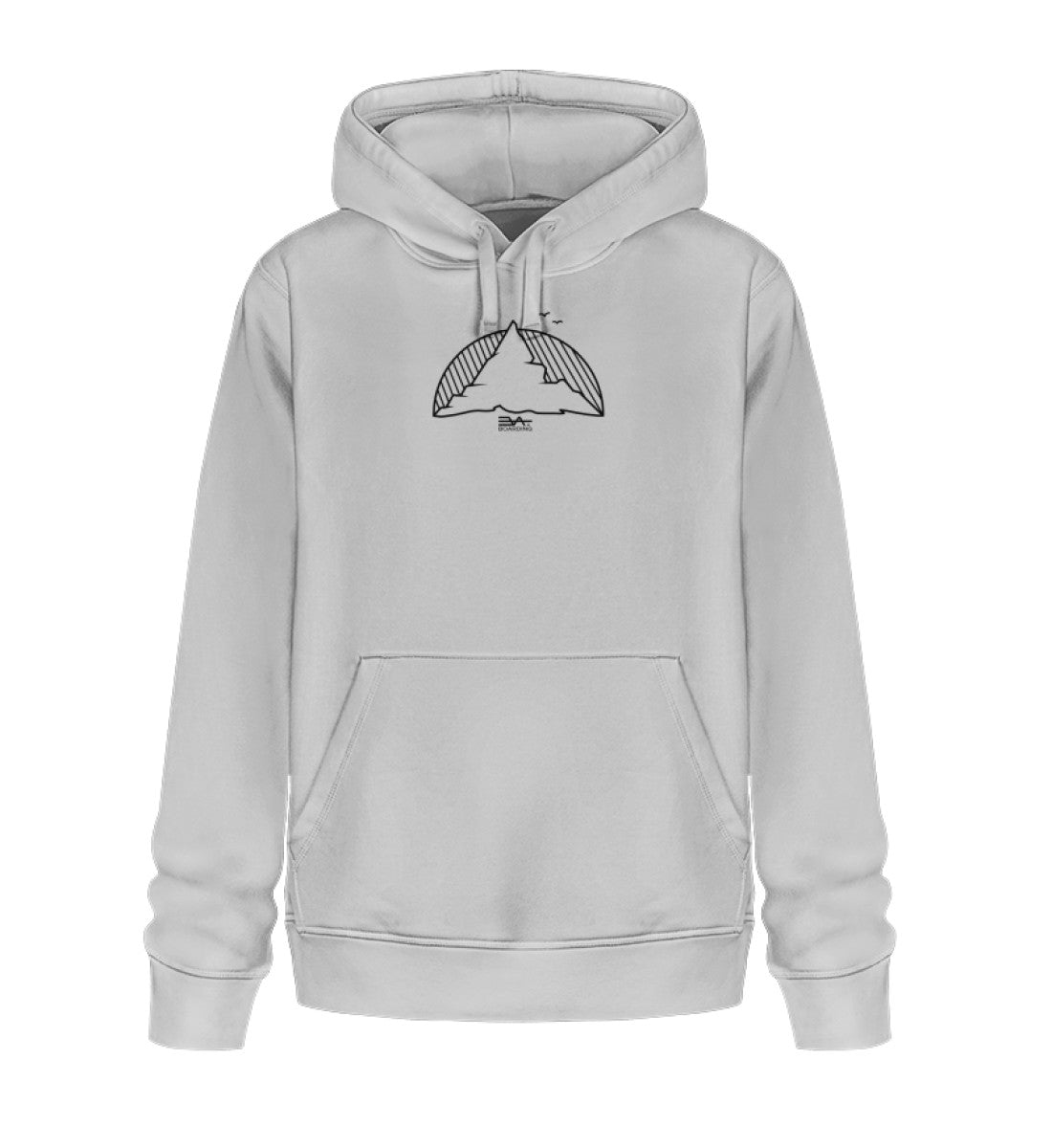 Berg und Vögel Eco Hoodie