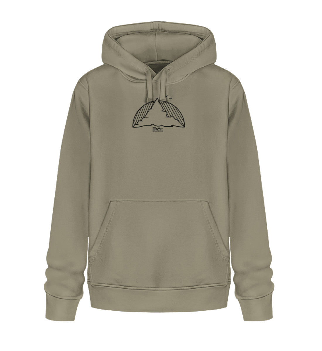 Berg und Vögel Eco Hoodie