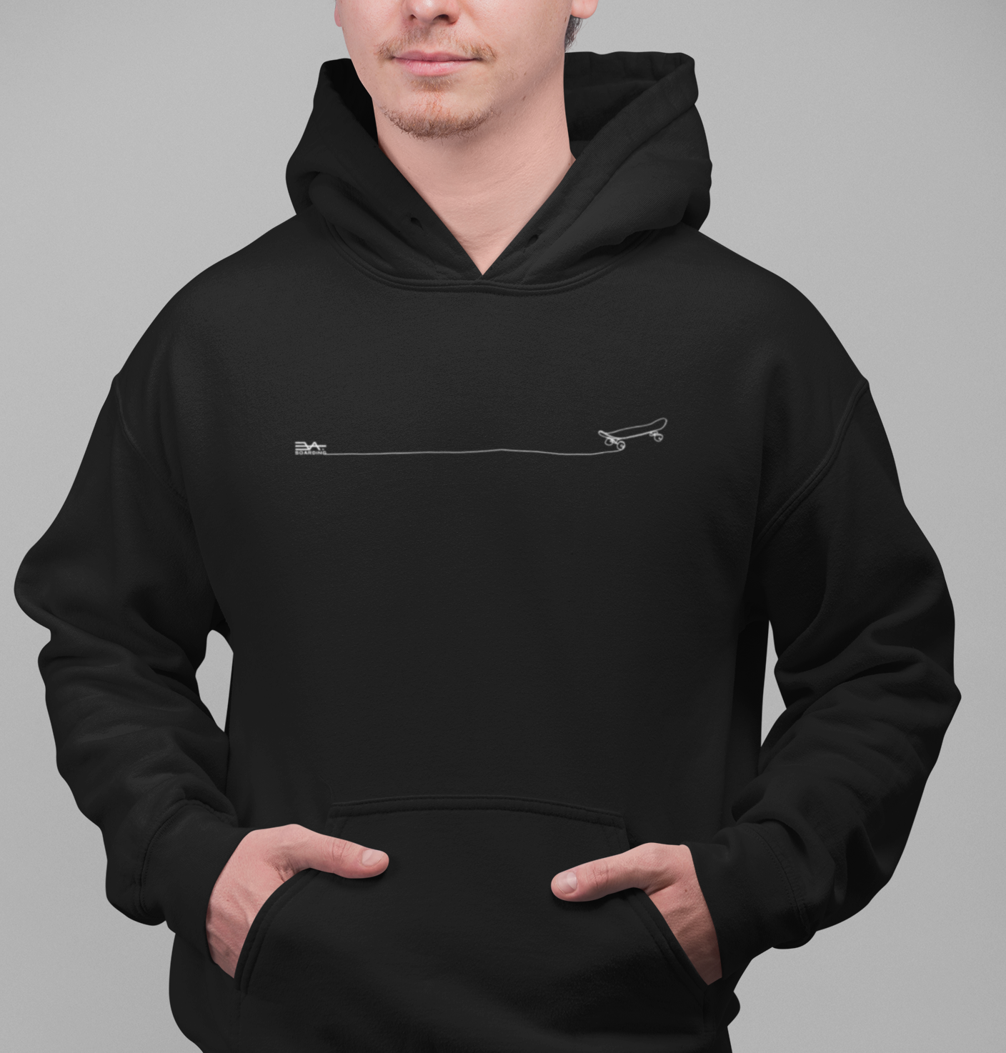 One line man Eco Hoodie