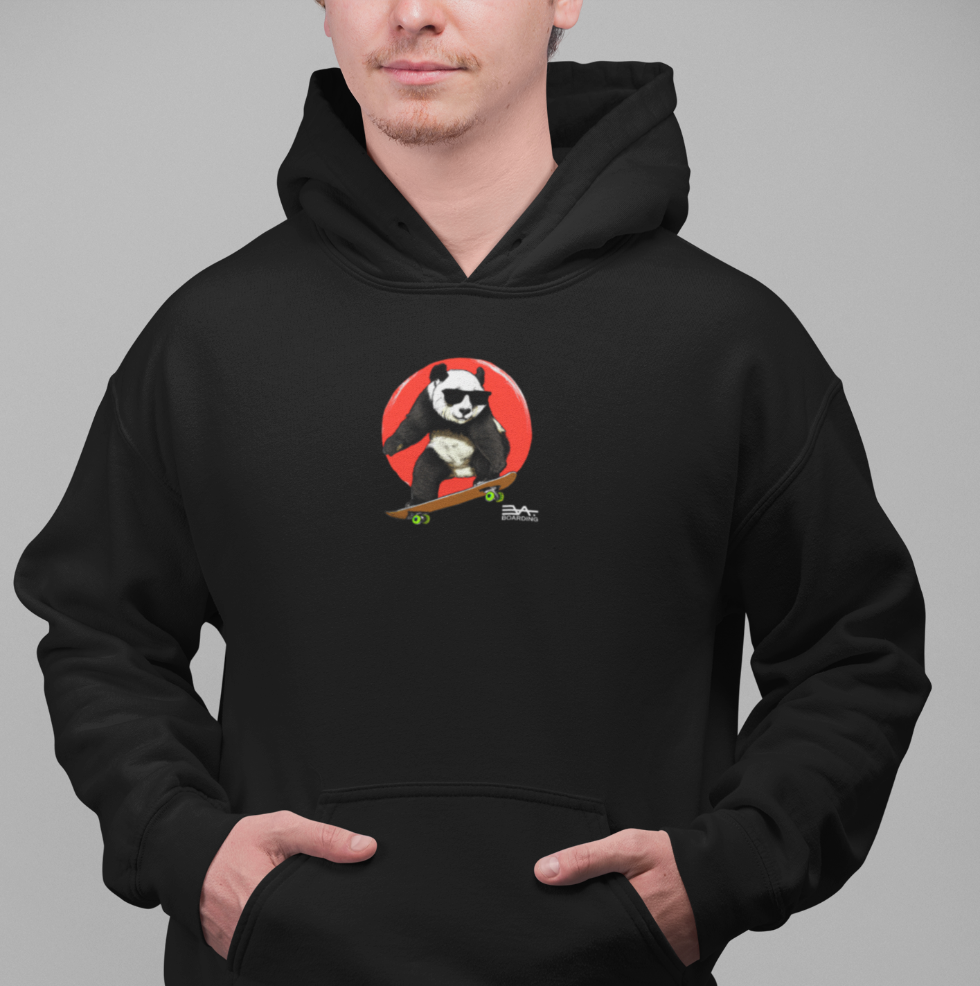 Skating Panda Eco Hoodie