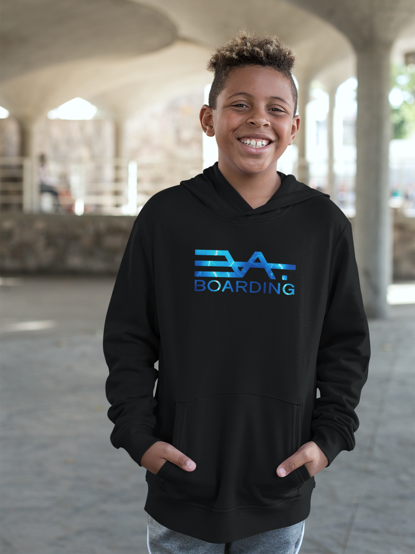 Logo groß Blitz Eco Hoodie