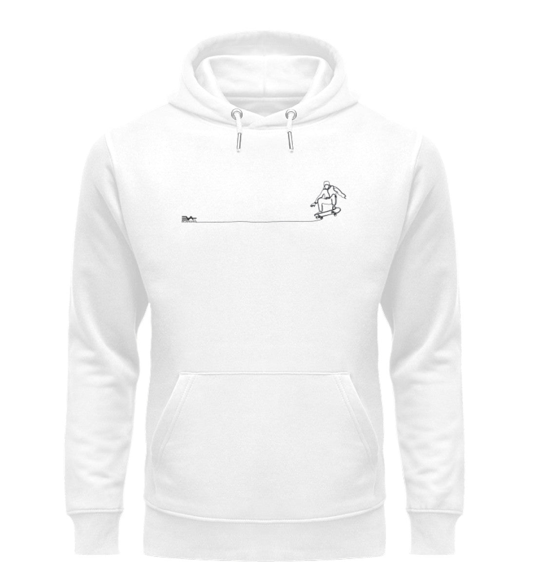 One line man Eco Hoodie