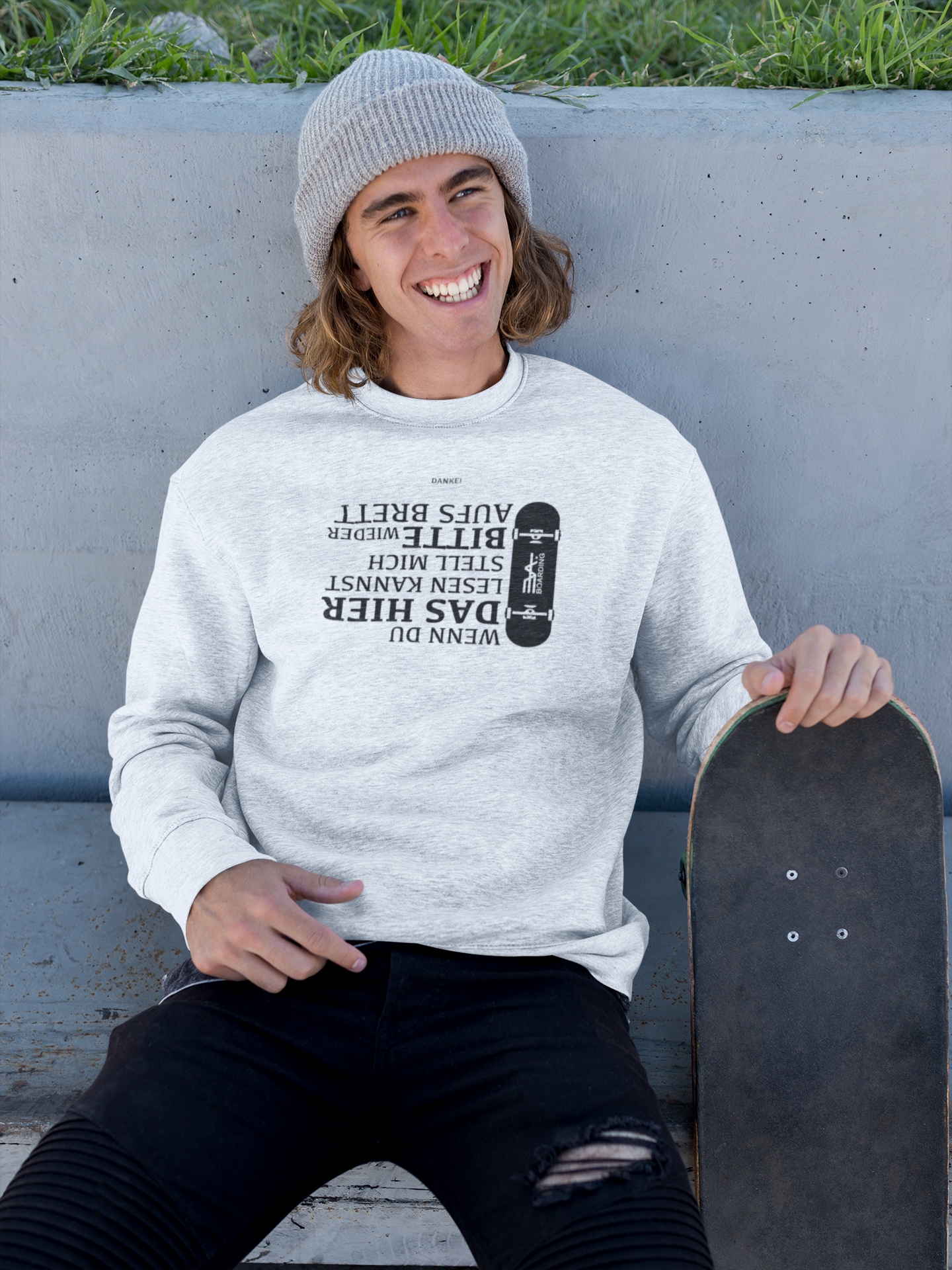 Aufstellen bitte Eco Sweatshirt_nicht