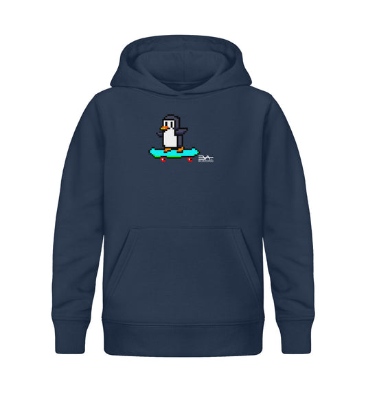 Pixel Pingu groß Eco Hoodie