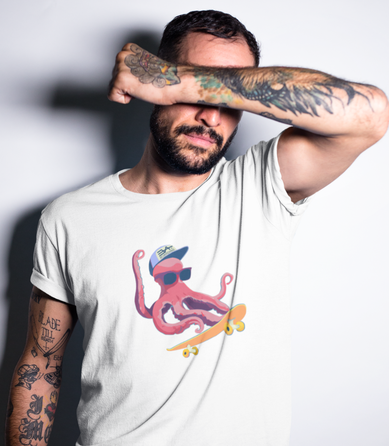 Octopus vulgaris skatearibus Eco T-shirt