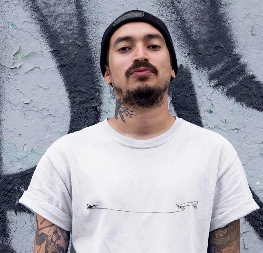 One line Board Eco T-shirt