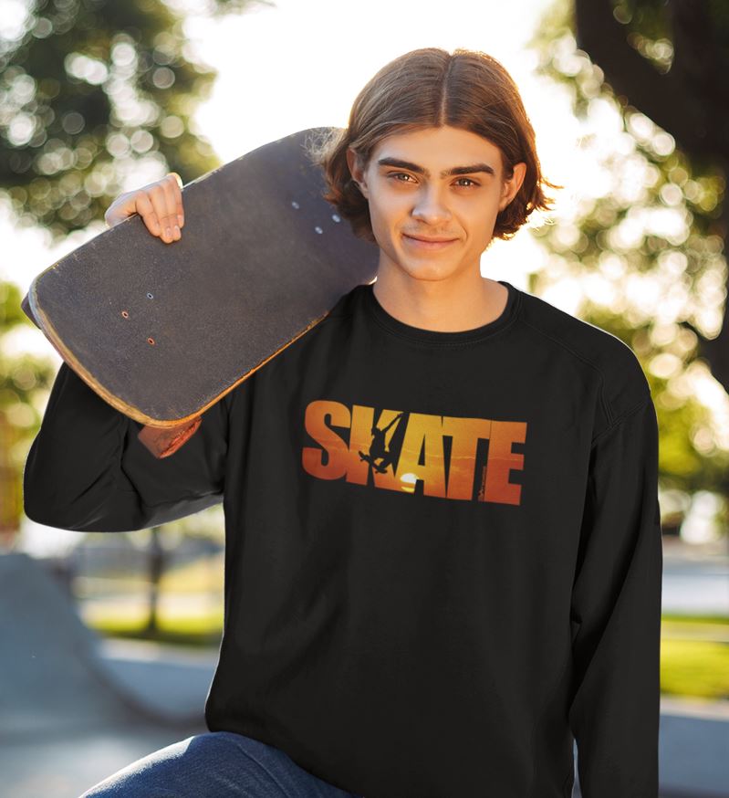 Sunset skate Eco Sweatshirt