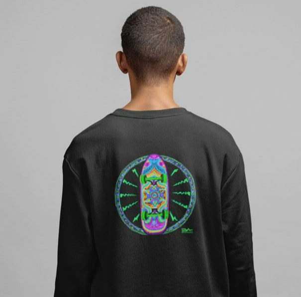 Hippie back Eco Sweatshirt