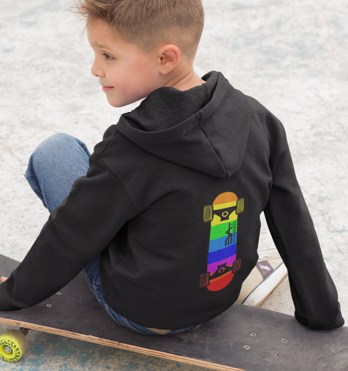 Rainbow Board Eco Sweatshirt