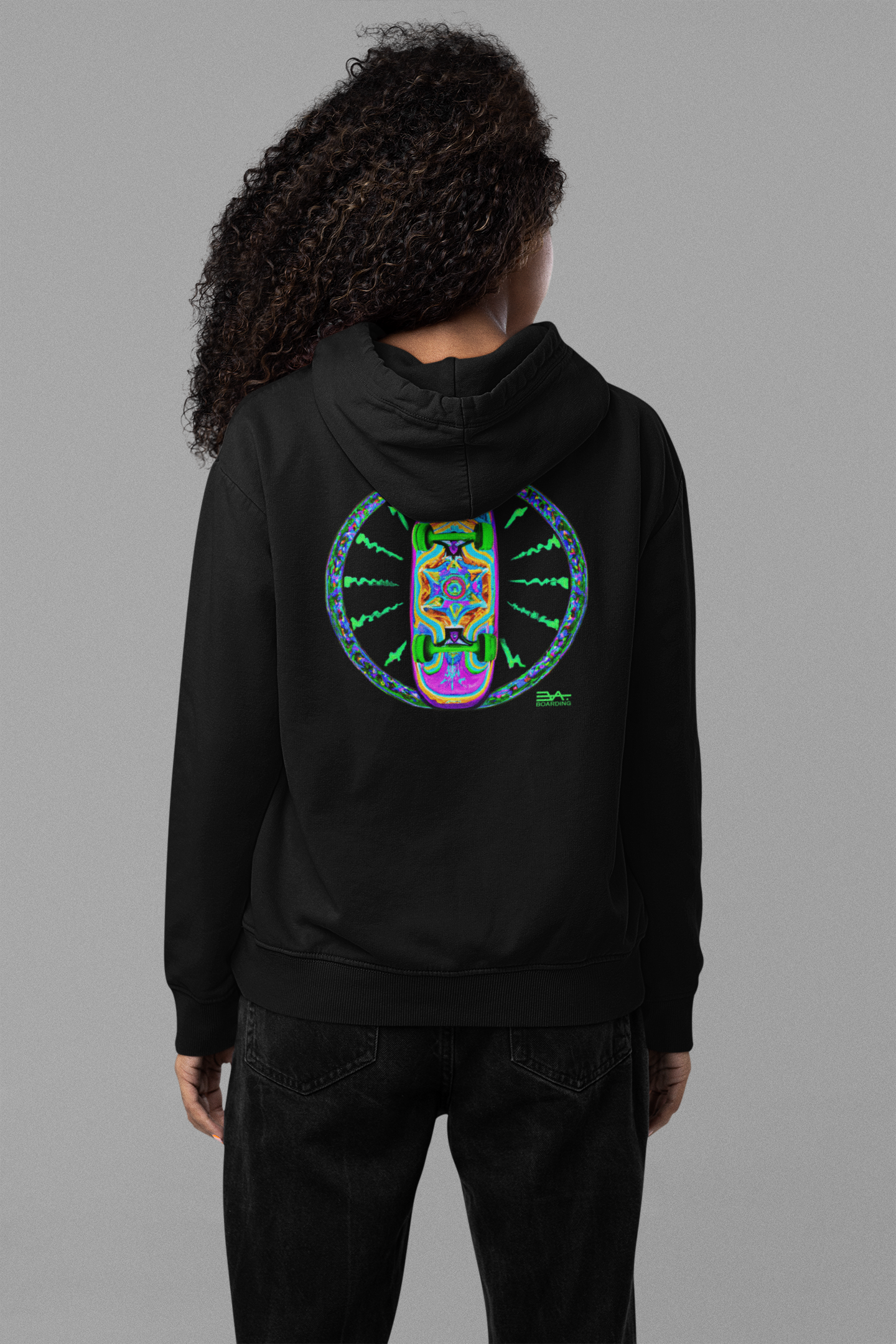 Hippie back Eco Hoodie