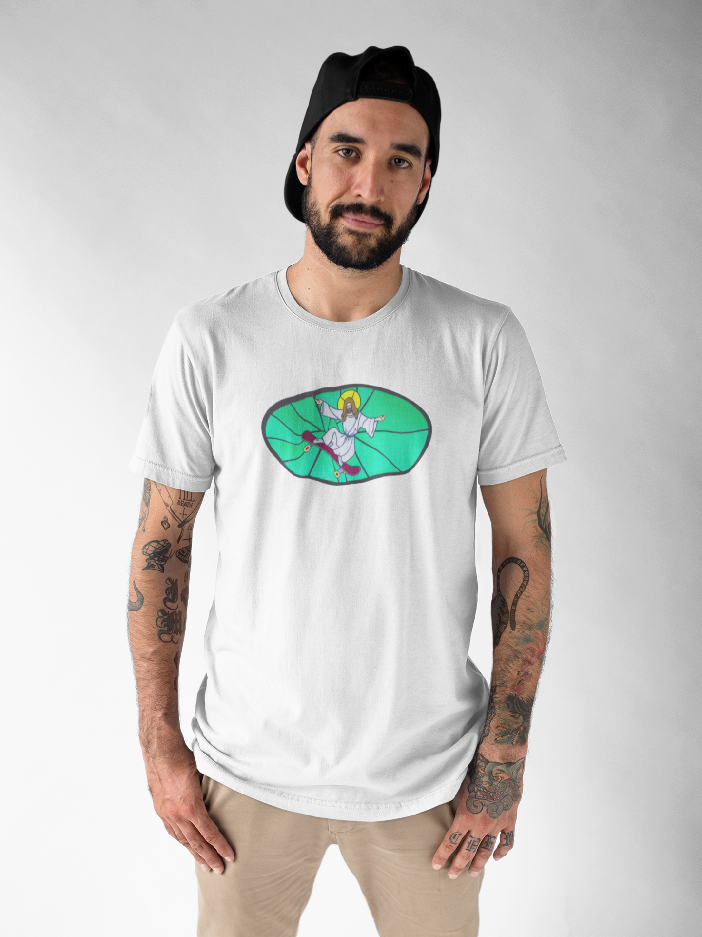 Jesus skates EcoT-shirt