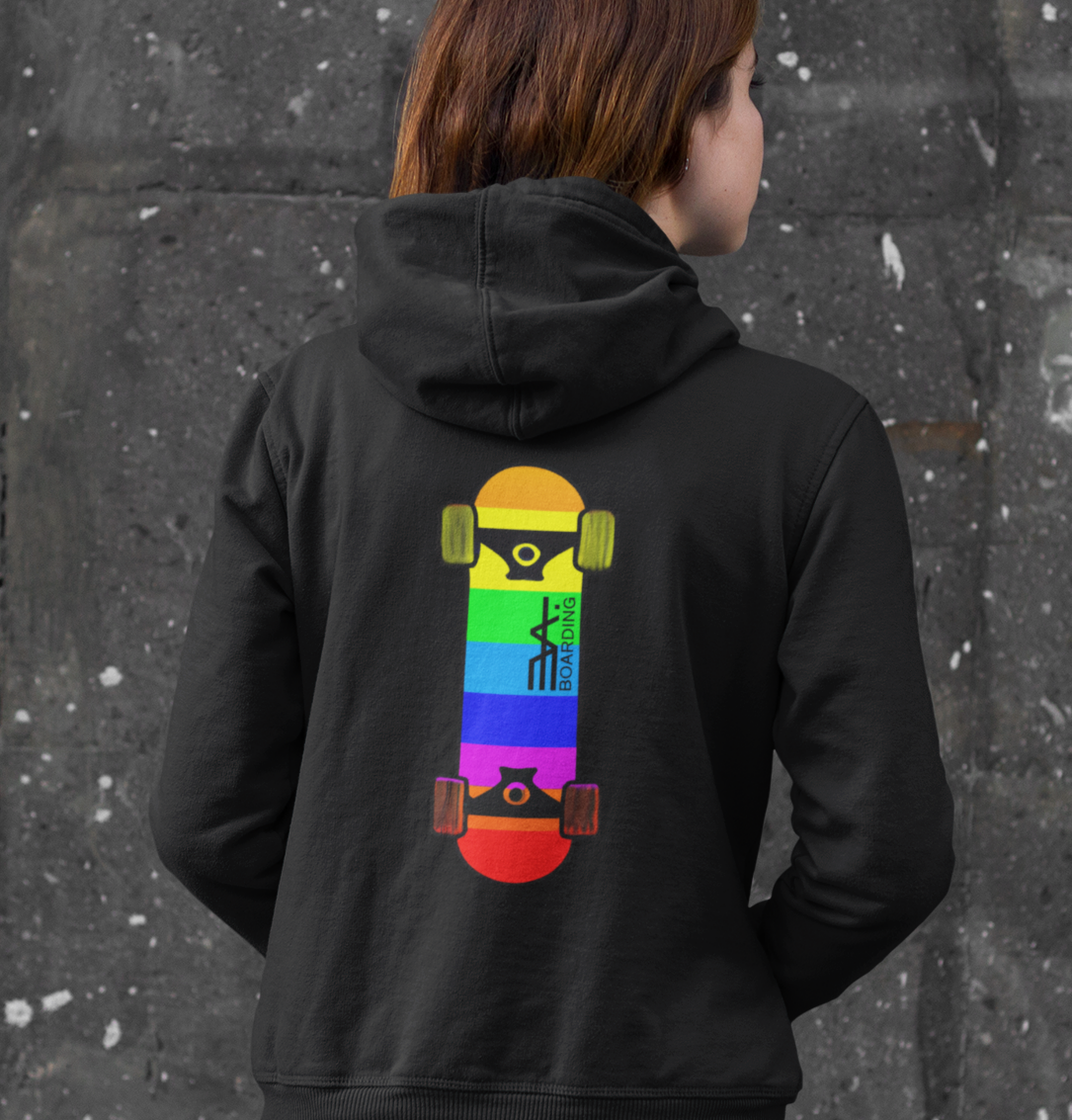 Rainbow Board Eco Hoodie