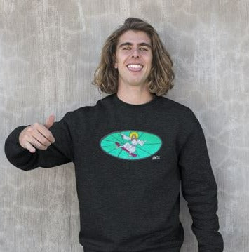 Jesus skates Eco Sweatshirt