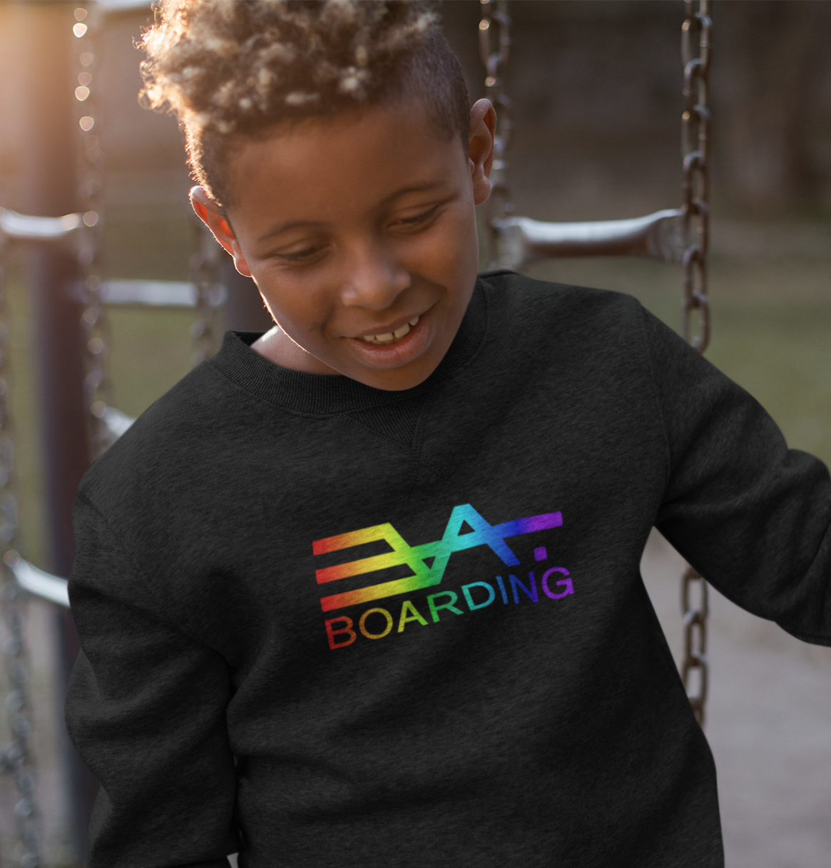 Logo groß rainbow Eco Sweatshirt