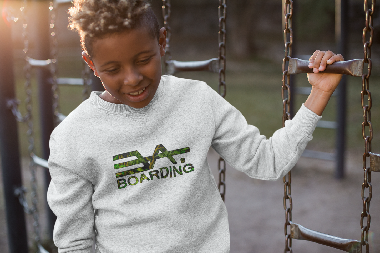 Logo groß jungle green Eco Sweatshirt