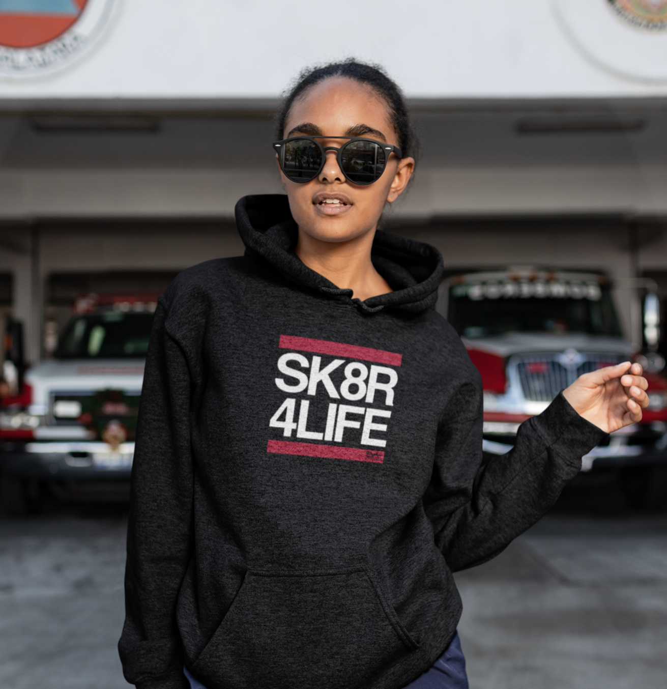 SK8R 4 LIFE Eco Hoodie