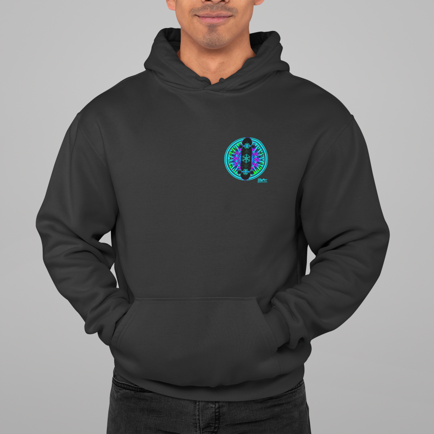 Neon Splash Eco Hoodie