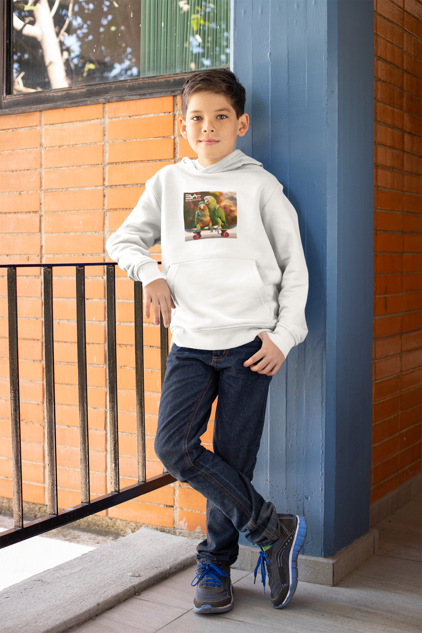 Papagei Eco Hoodie_nicht