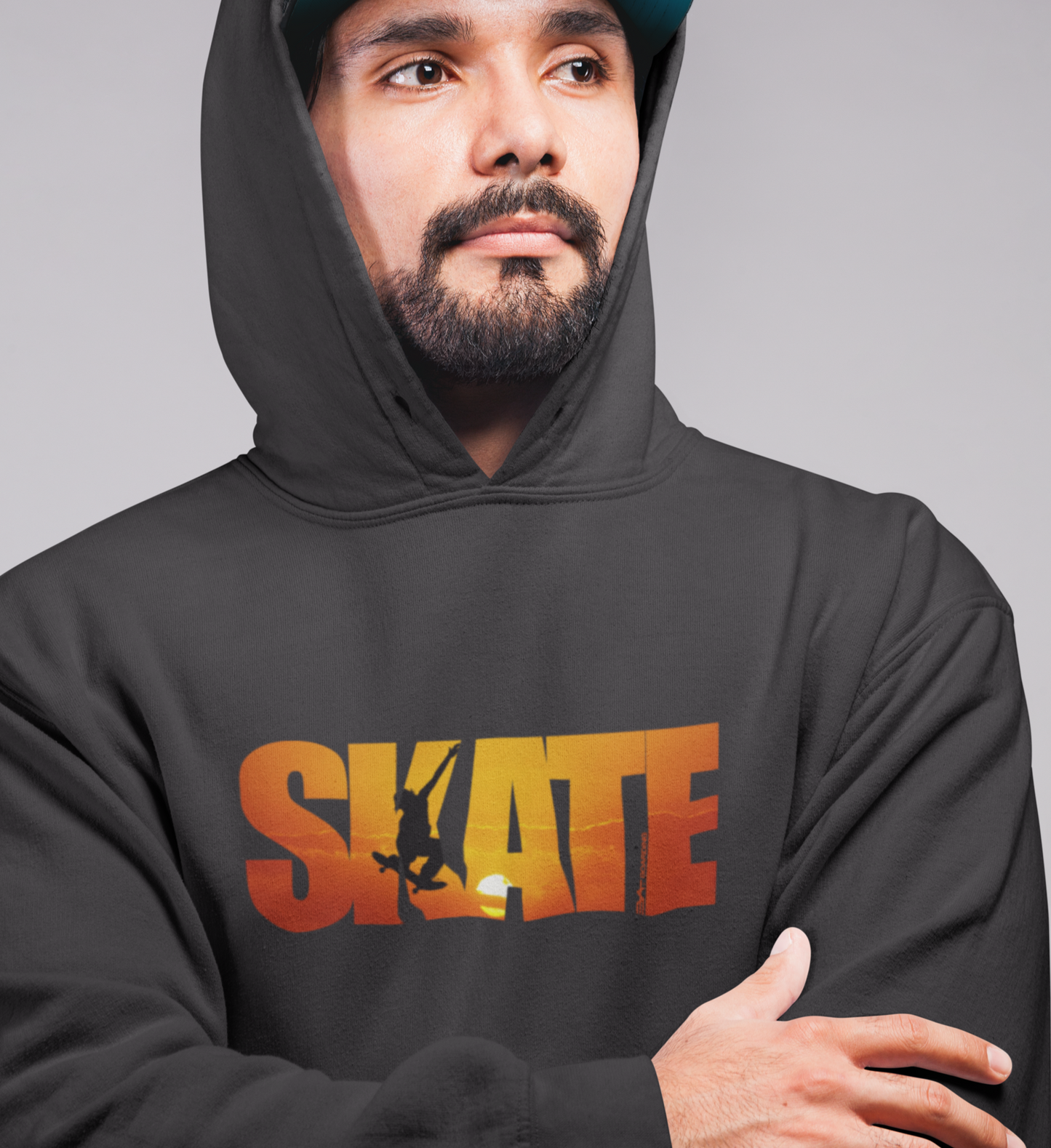 Sunset skate Eco Hoodie