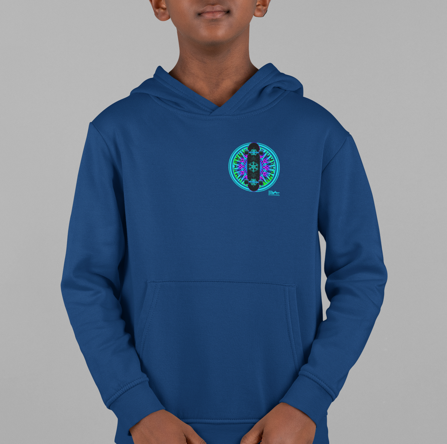 Neon Splash Eco Hoodie