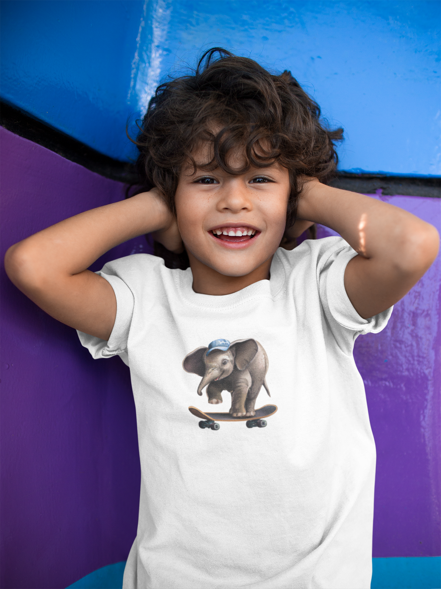 Skating Elefant Eco T-shirt