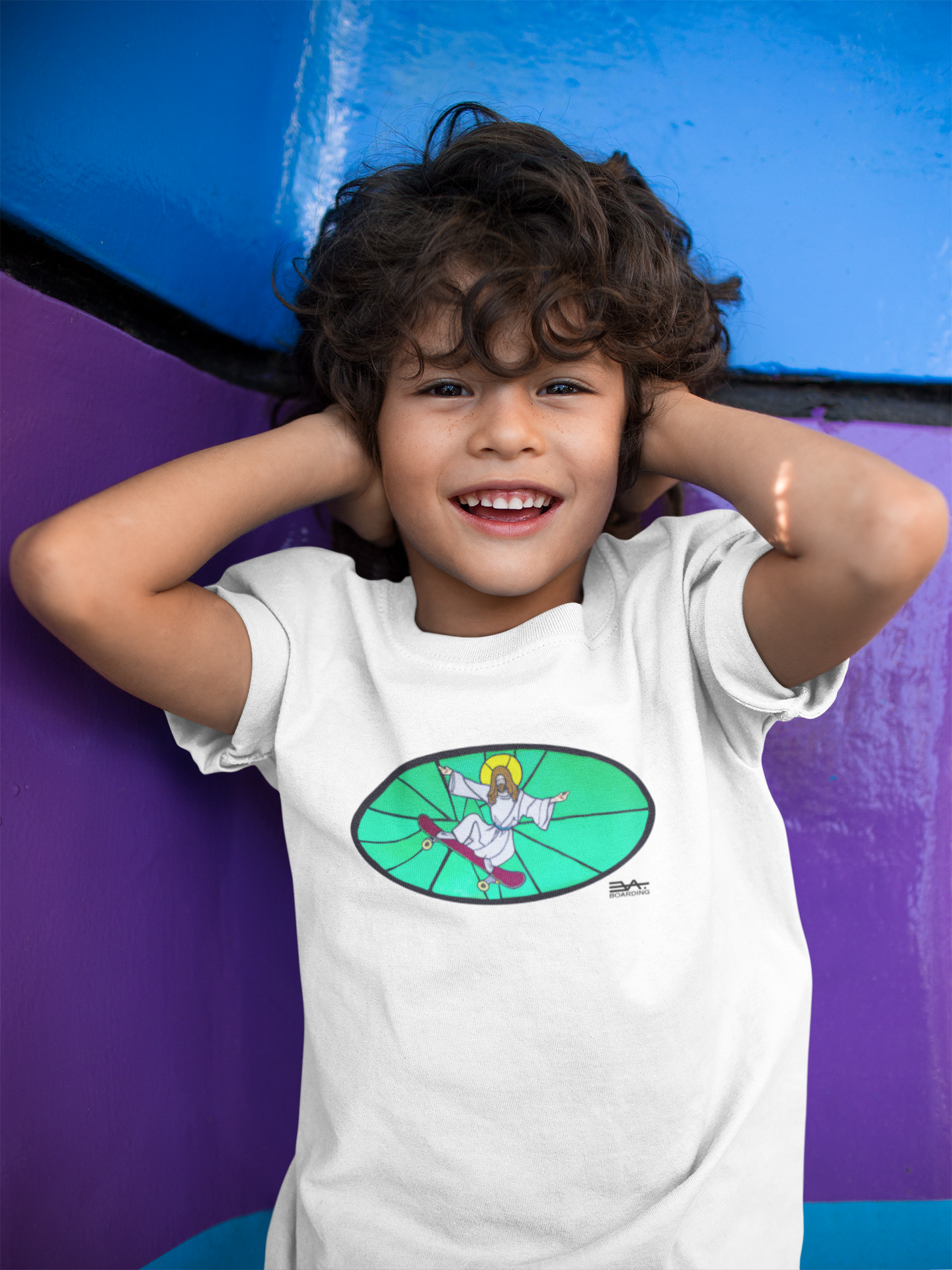 Jesus skates Eco T-shirt