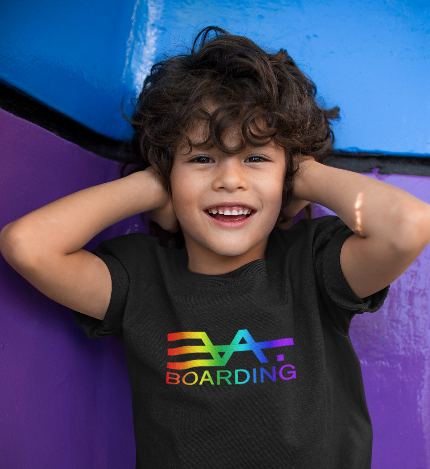 Logo groß rainbow Eco T-shirt