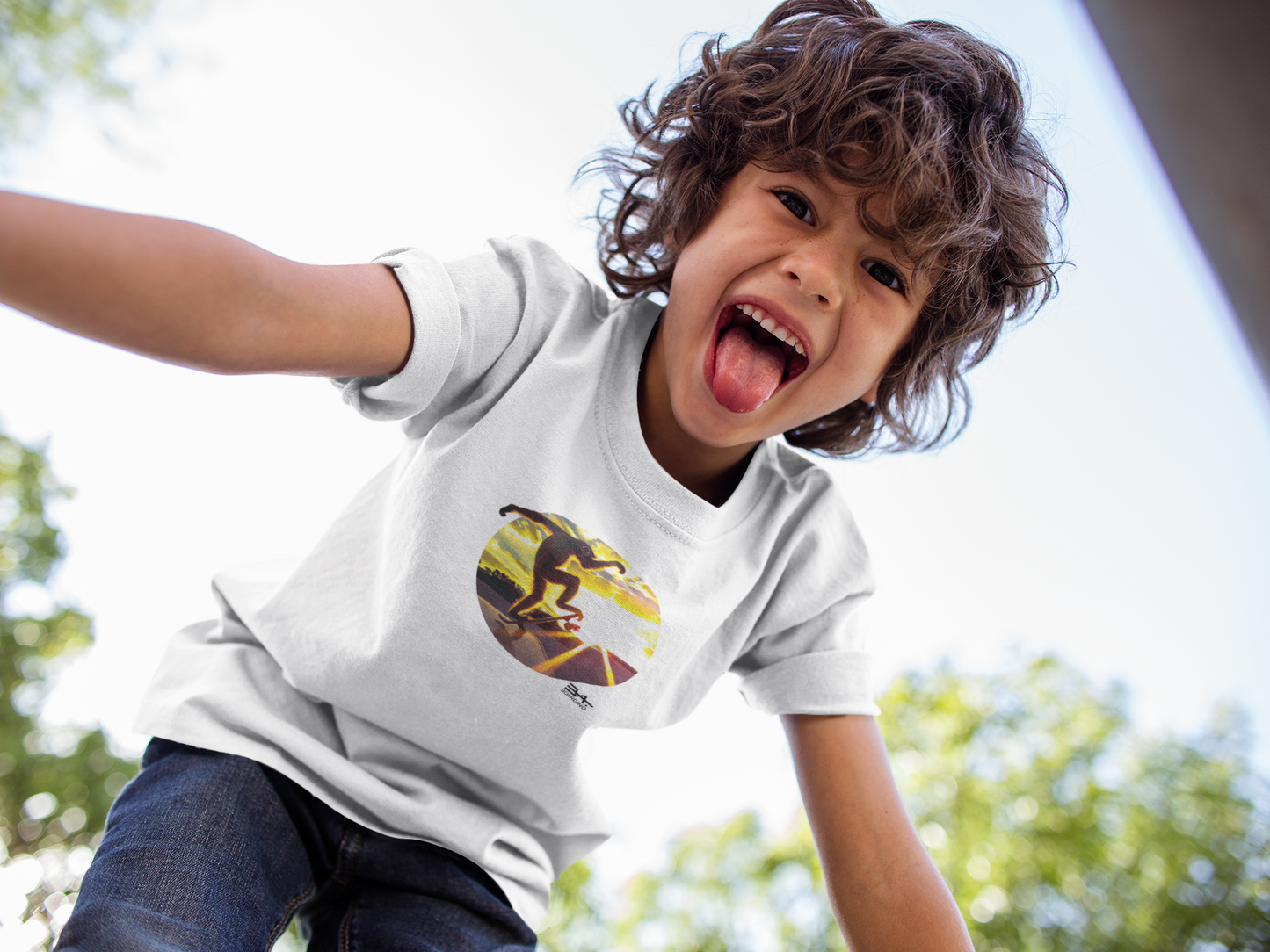 Skating Monkey Eco T-shirt