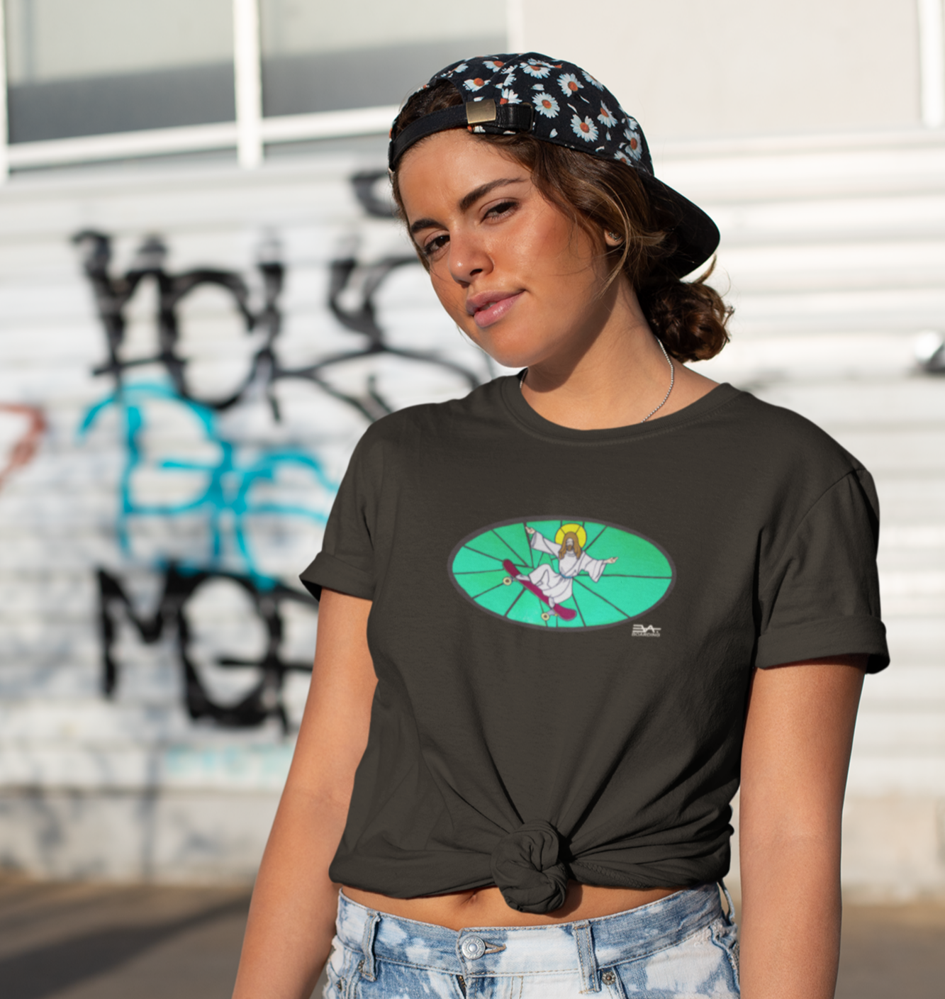 Jesus skates Eco T-shirt