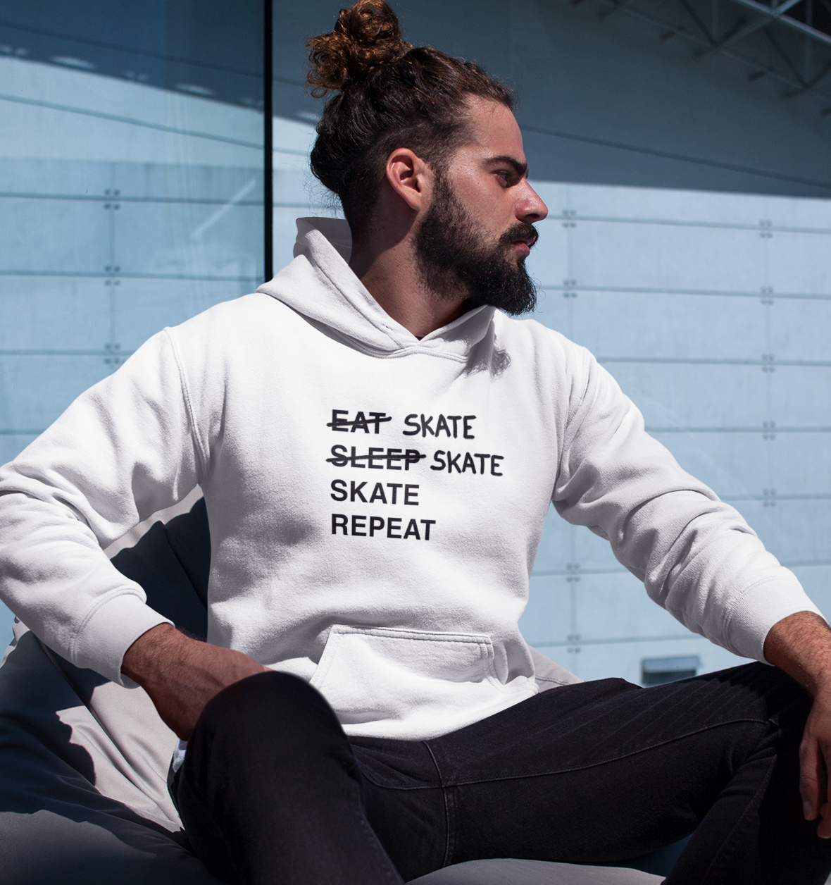 Skate repeat Eco Hoodie