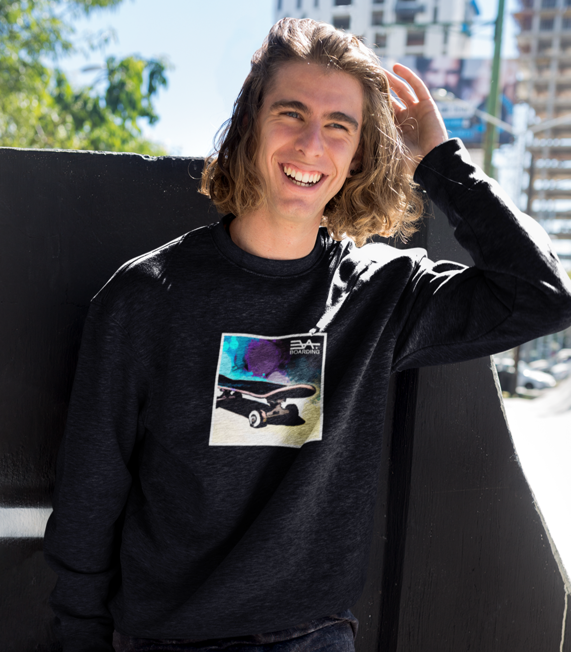 skate art Eco Sweatshirt