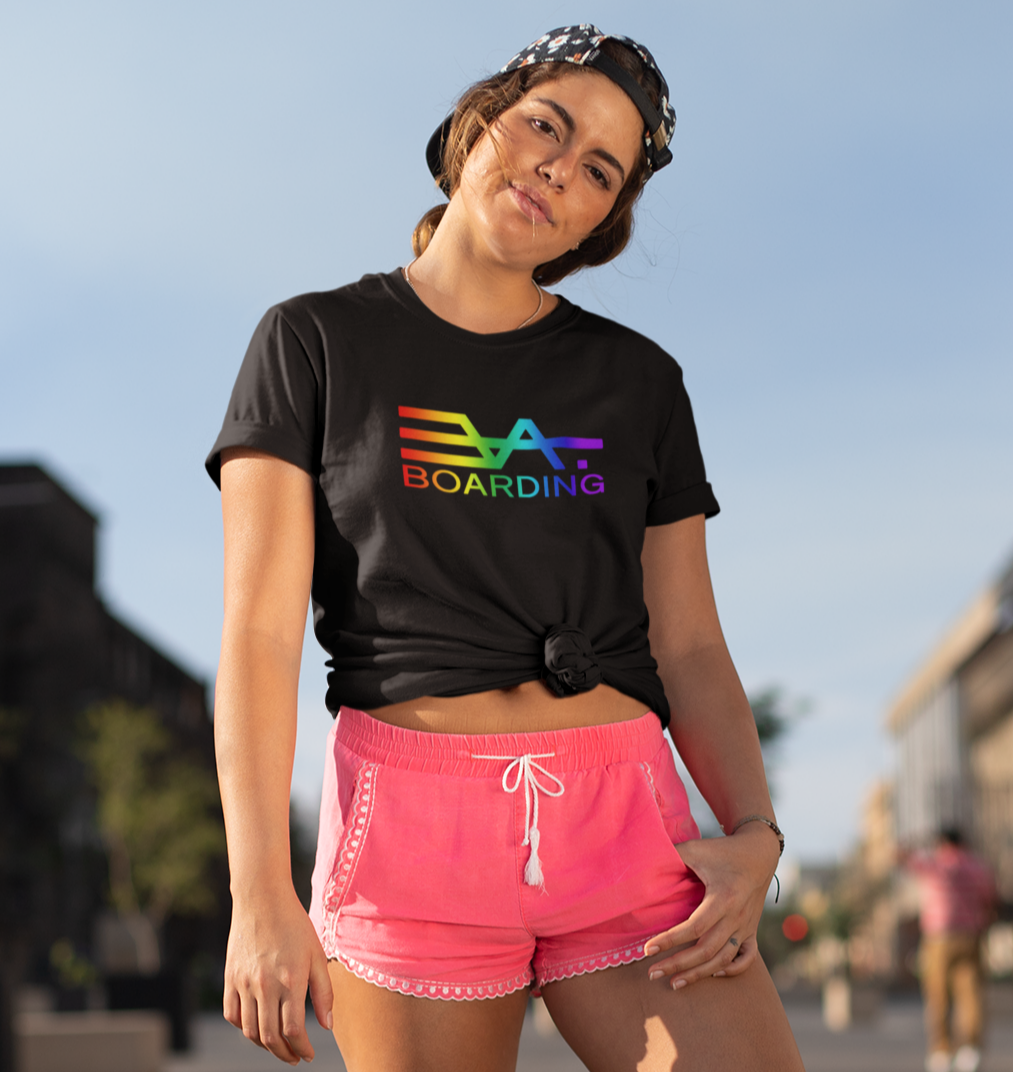 Logo groß rainbow Eco T-shirt