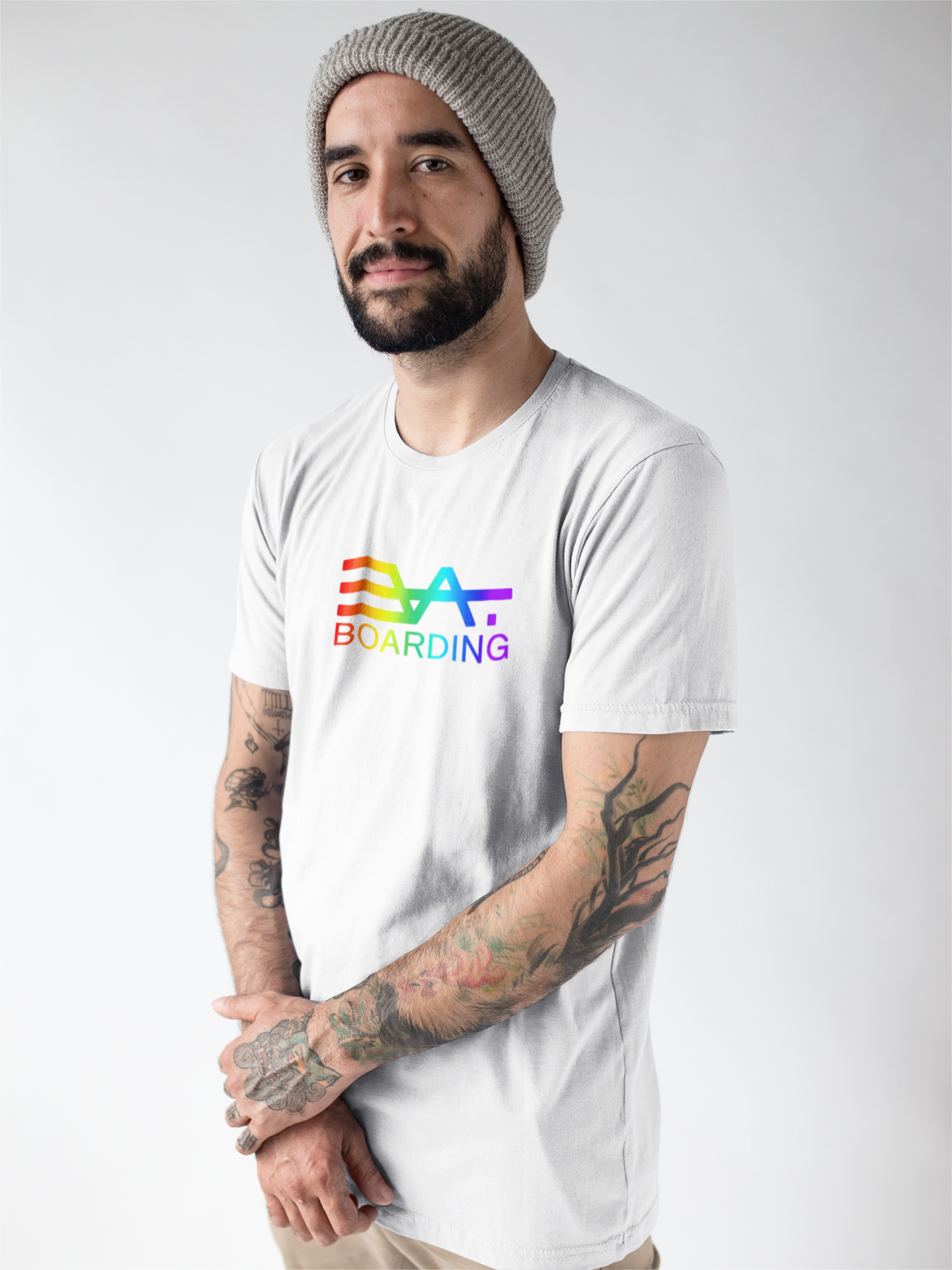 Logo groß rainbow Eco T-shirt