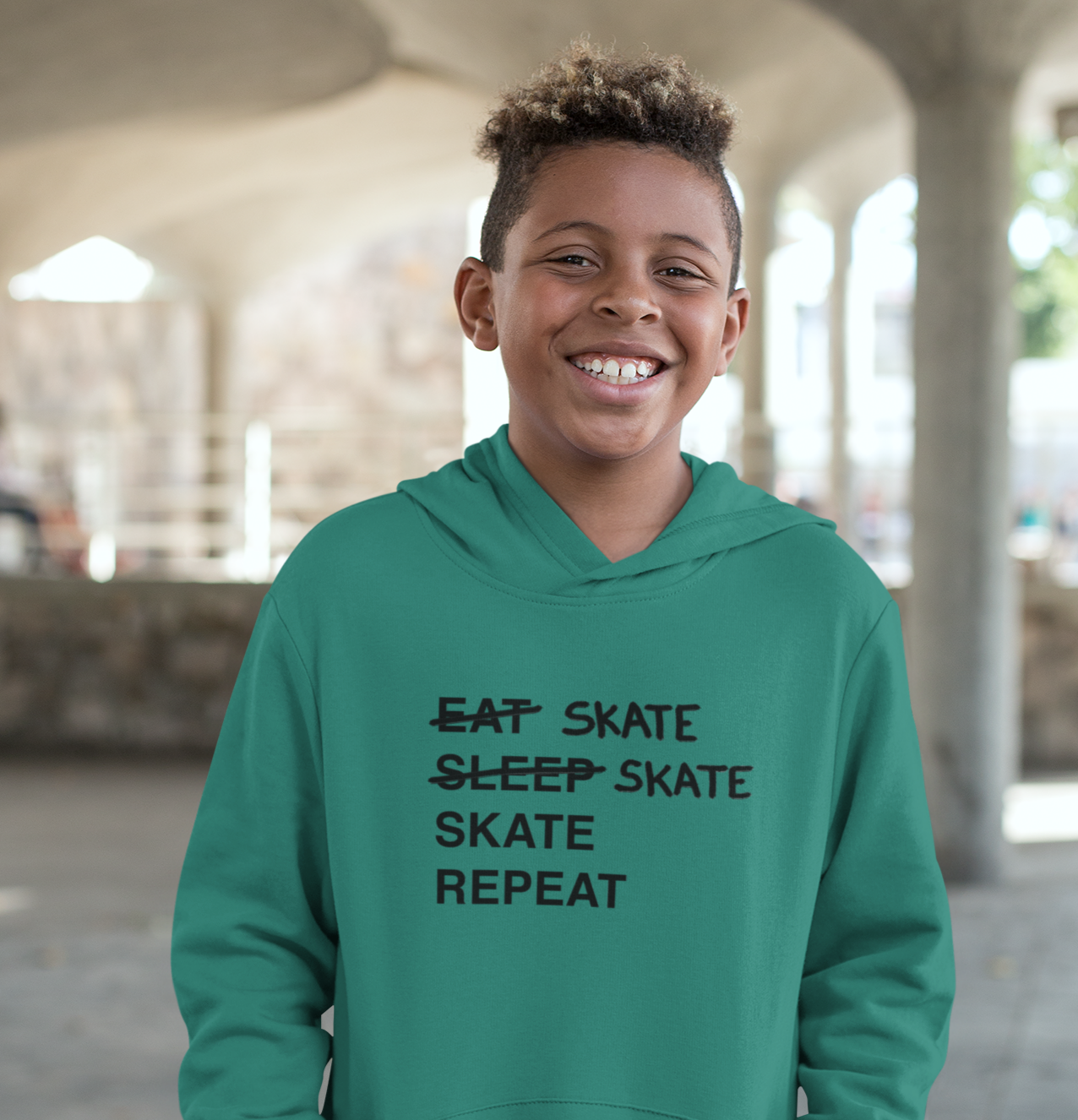 Skate repeat Eco Hoodie