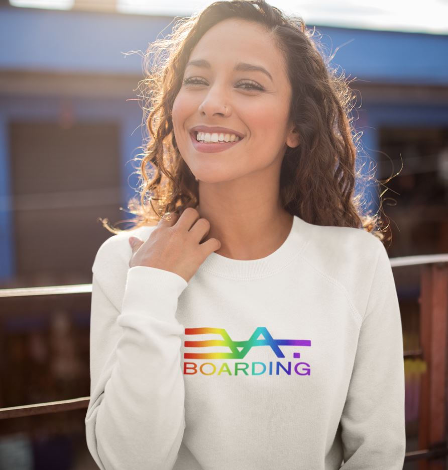 Logo groß rainbow Eco Sweatshirt